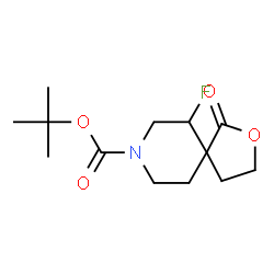 ChemSpider 2D Image | 2-Methyl-2-propanyl 6-fluoro-1-oxo-2-oxa-8-azaspiro[4.5]decane-8-carboxylate | C13H20FNO4