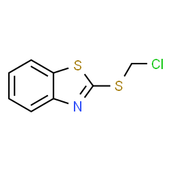 ChemSpider 2D Image | 2-(Chloromethylthio)benzothiazole | C8H6ClNS2