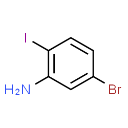 ChemSpider 2D Image | 5-Bromo-2-iodoaniline | C6H5BrIN