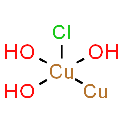 ChemSpider 2D Image | Chloro(trihydroxy)dicopper(Cu-Cu) | H3ClCu2O3
