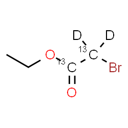 ChemSpider 2D Image | Ethyl bromo(~13~C_2_,~2~H_2_)acetate | C213C2H5D2BrO2