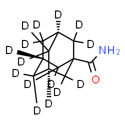 ChemSpider 2D Image | (3s,5s,7s)-1-(~2~H_15_)Adamantanecarboxamide | C11H2D15NO