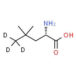 ChemSpider 2D Image | 4-Methyl-L-(5',5',5'-~2~H_3_)leucine | C7H12D3NO2