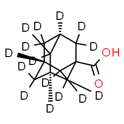 ChemSpider 2D Image | (3s,5s,7s)-1-(~2~H_15_)Adamantanecarboxylic acid | C11HD15O2