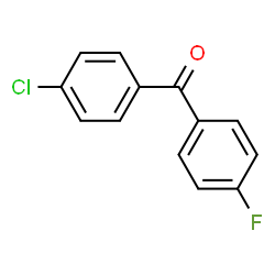 ChemSpider 2D Image | 4-Chloro-4'-fluorobenzophenone | C13H8ClFO