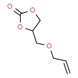 ChemSpider 2D Image | 4-[(Allyloxy)methyl]-1,3-dioxolan-2-one | C7H10O4