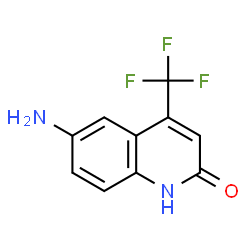ChemSpider 2D Image | 6-amino-4-(trifluoromethyl)quinolin-2-ol | C10H7F3N2O
