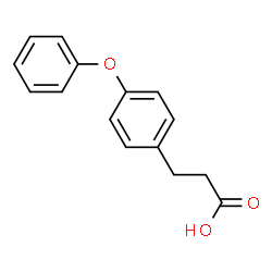 ChemSpider 2D Image | 3-(4-Phenoxyphenyl)propanoic acid | C15H14O3