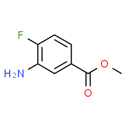 ChemSpider 2D Image | Methyl 3-amino-4-fluorobenzoate | C8H8FNO2