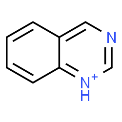 ChemSpider 2D Image | Quinazolin-1-ium | C8H7N2