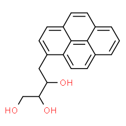 ChemSpider 2D Image | 4-(1-Pyrenyl)-1,2,3-butanetriol | C20H18O3