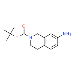 ChemSpider 2D Image | tert-butyl 7-amino-3,4-dihydro-2(1H)-isoquinolinecarboxylate | C14H20N2O2