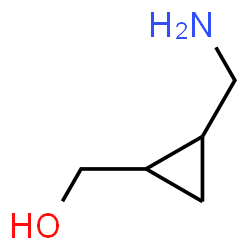 ChemSpider 2D Image | [2-(Aminomethyl)cyclopropyl]methanol | C5H11NO