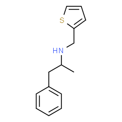 ChemSpider 2D Image | 1-Phenyl-N-(2-thienylmethyl)-2-propanamine | C14H17NS