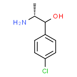 ChemSpider 2D Image | (2R)-2-Amino-1-(4-chlorophenyl)-1-propanol | C9H12ClNO