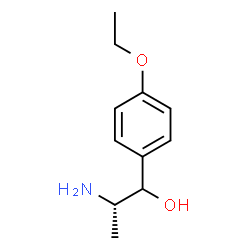 ChemSpider 2D Image | (2S)-2-Amino-1-(4-ethoxyphenyl)-1-propanol | C11H17NO2