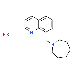 ChemSpider 2D Image | 8-(1-Azepanylmethyl)quinoline hydrobromide (1:1) | C16H21BrN2