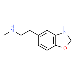 ChemSpider 2D Image | 2-(2,3-Dihydro-1,3-benzoxazol-5-yl)-N-methylethanamine | C10H14N2O