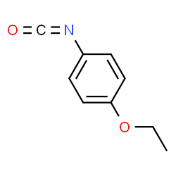 ChemSpider 2D Image | 4-Ethoxyphenyl isocyanate | C9H9NO2