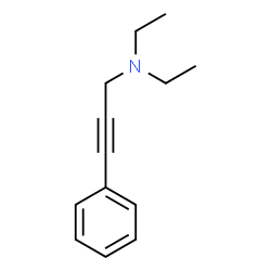 ChemSpider 2D Image | 3-Diethylamino-1-phenylpropyne | C13H17N