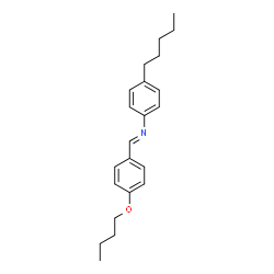 ChemSpider 2D Image | p-butoxybenzylidene p-pentylaniline | C22H29NO