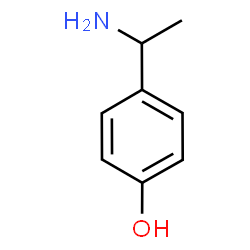 ChemSpider 2D Image | 4-(1-Aminoethyl)phenol | C8H11NO
