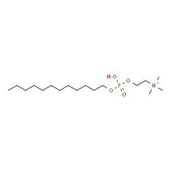 ChemSpider 2D Image | 2-{[(Dodecyloxy)(hydroxy)phosphoryl]oxy}-N,N,N-trimethylethanaminium | C17H39NO4P