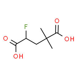 ChemSpider 2D Image | 4-Fluoro-2,2-dimethylpentanedioic acid | C7H11FO4