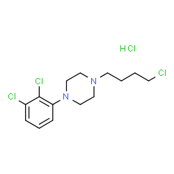 ChemSpider 2D Image | 1-(4-Chlorobutyl)-4-(2,3-dichlorophenyl)piperazine hydrochloride (1:1) | C14H20Cl4N2