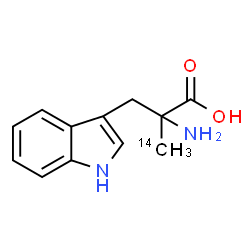 ChemSpider 2D Image | alpha-(~14~C)Methyltryptophan | C1114CH14N2O2
