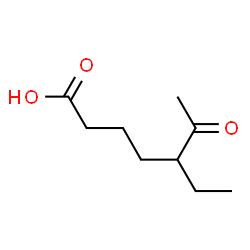 ChemSpider 2D Image | 5-Ethyl-6-oxoheptanoic acid | C9H16O3