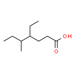 ChemSpider 2D Image | 4-Ethyl-5-methylheptanoic acid | C10H20O2
