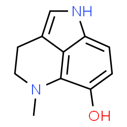 ChemSpider 2D Image | 5-Methyl-1,3,4,5-tetrahydropyrrolo[4,3,2-de]quinolin-6-ol | C11H12N2O