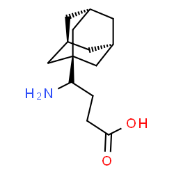 ChemSpider 2D Image | (4S)-4-[(3R,5R,7R)-Adamantan-1-yl]-4-aminobutanoic acid | C14H23NO2