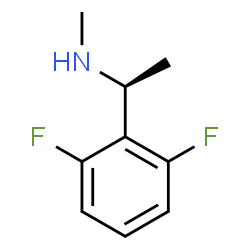ChemSpider 2D Image | (1S)-1-(2,6-Difluorophenyl)-N-methylethanamine | C9H11F2N