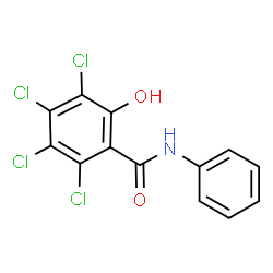 ChemSpider 2D Image | Tetrachlorosalicylanilide | C13H7Cl4NO2