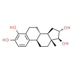 ChemSpider 2D Image | (8alpha,9beta,13alpha,14beta,16beta,17alpha)-Estra-1,3,5(10)-triene-3,4,16,17-tetrol | C18H24O4