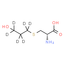 ChemSpider 2D Image | S-[3-Hydroxy(~2~H_6_)propyl]-D-cysteine | C6H7D6NO3S