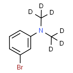 ChemSpider 2D Image | 3-Bromo-N,N-bis[(~2~H_3_)methyl]aniline | C8H4D6BrN
