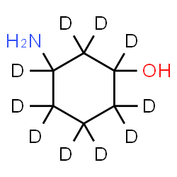 ChemSpider 2D Image | 3-Amino(~2~H_10_)cyclohexanol | C6H3D10NO