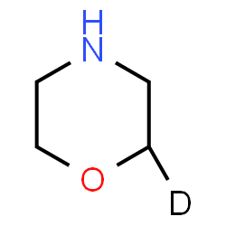 ChemSpider 2D Image | (2-~2~H_1_)Morpholine | C4H8DNO