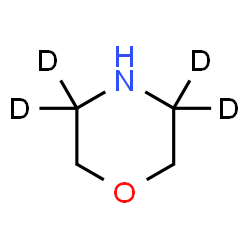 ChemSpider 2D Image | (3,3,5,5-~2~H_4_)Morpholine | C4H5D4NO