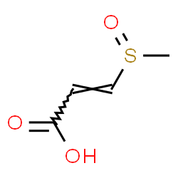 ChemSpider 2D Image | (2E)-3-(Methylsulfinyl)acrylic acid | C4H6O3S