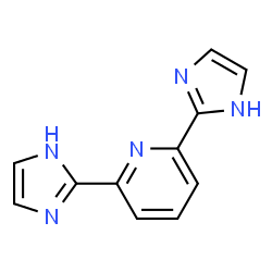 ChemSpider 2D Image | 2,6-bis(imidazol-2-yl)pyridine | C11H9N5