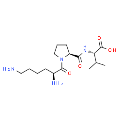 ChemSpider 2D Image | L-Lysyl-L-prolyl-L-valine | C16H30N4O4