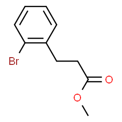 ChemSpider 2D Image | Methyl 3-(2-bromophenyl)propanoate | C10H11BrO2