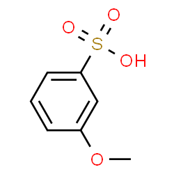 ChemSpider 2D Image | 3-Methoxybenzenesulfonic acid | C7H8O4S