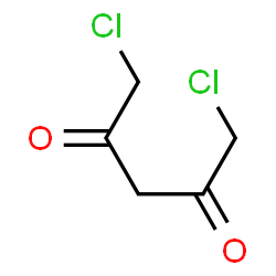 ChemSpider 2D Image | 1,5-Dichloro-2,4-pentanedione | C5H6Cl2O2