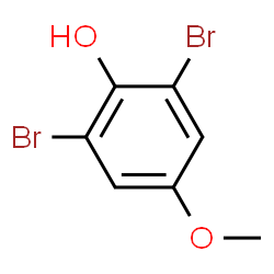ChemSpider 2D Image | 2,6-Dibromo-4-methoxyphenol | C7H6Br2O2