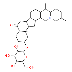 ChemSpider 2D Image | 6-Oxocevan-2-yl hexopyranoside | C33H53NO7